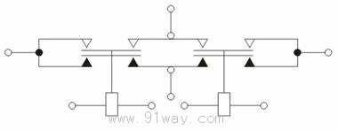 ZJWTP100DE電動(dòng)絞盤專用直流接觸器接點(diǎn)圖