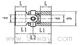 WS/WSD小型萬(wàn)向聯(lián)軸器安裝尺寸2