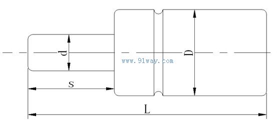 MQD系列模具氣彈簧外形尺寸