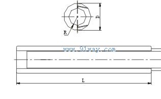 JBE系列鋼芯鋁絞線用補(bǔ)修管安裝尺寸