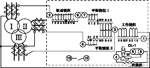 DCD-5A型差動(dòng)繼電器結(jié)構(gòu)圖