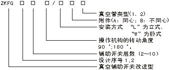 ZKFG系列真空輔助開關型號說明