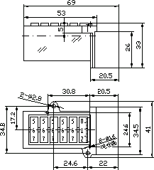 DCZ-6計(jì)度器安裝尺寸