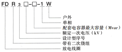 FDR3型35kV戶外放電線圈型號(hào)說(shuō)明