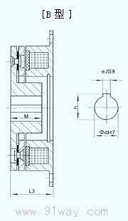 DZD5系列電磁制動器外形尺寸2