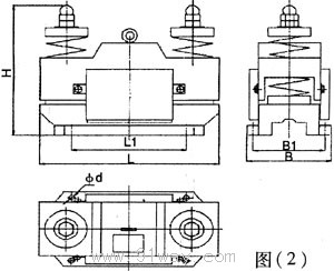 CZ型倉壁振動(dòng)器外形尺寸