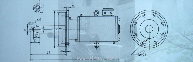 YLMD系列罩式退火爐電動(dòng)機(jī)外形尺寸