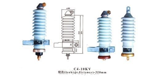 Y5W-9,Y10W-9KV瓷外套避雷器